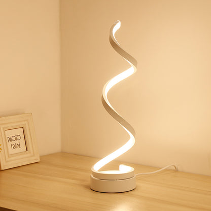 Decor Depot White Spiral Lamp™